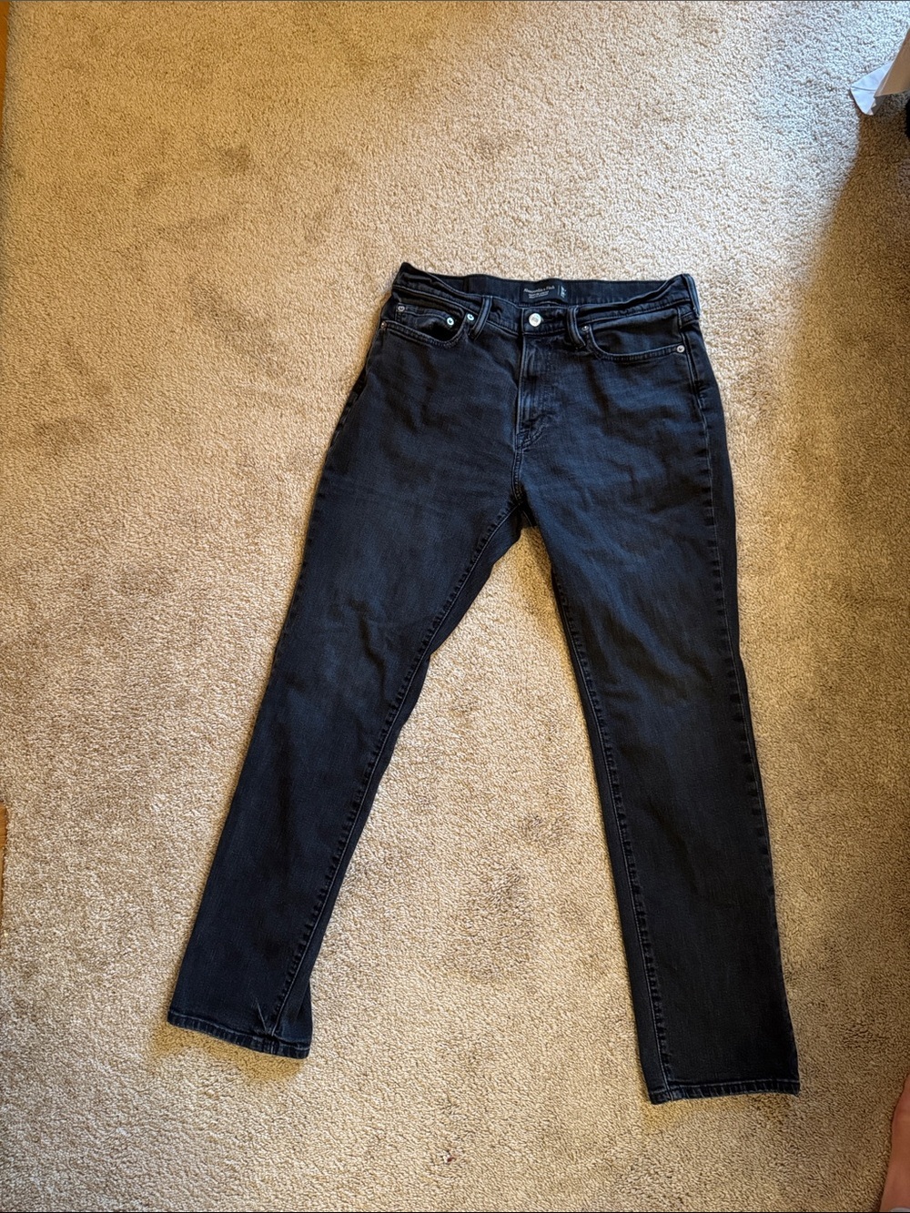 Abercrombie & fitch Black men’s athletic Straight Jeans